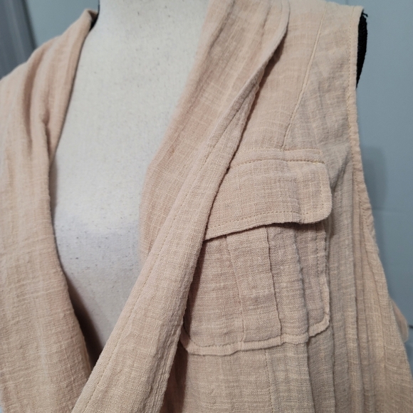 Torrid Gauze Drape Front Vest - Picture 5 of 10